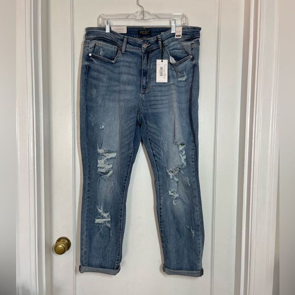 Judy Blue Denim - NWT Judy Blue boyfriend fit jeans size 18W